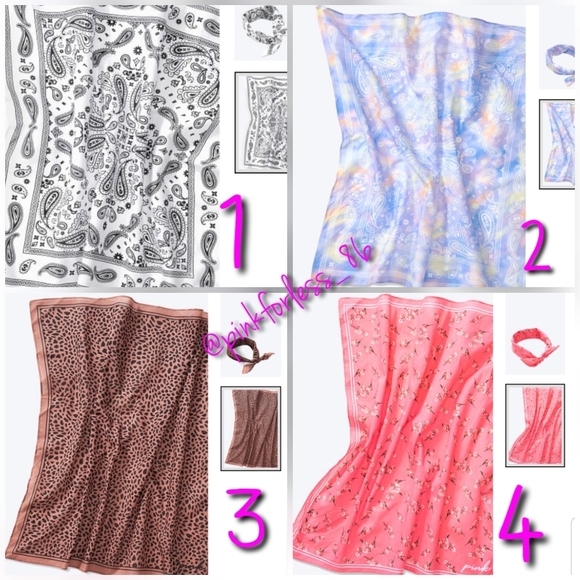 💕VS PINK FASHION ACCESSORY BANDANA - Picture 2 of 8